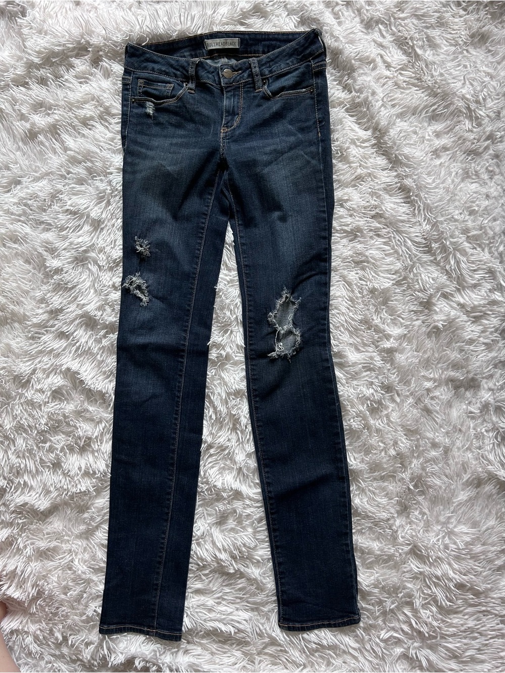 Bullhead Black Super Skinny Jeans